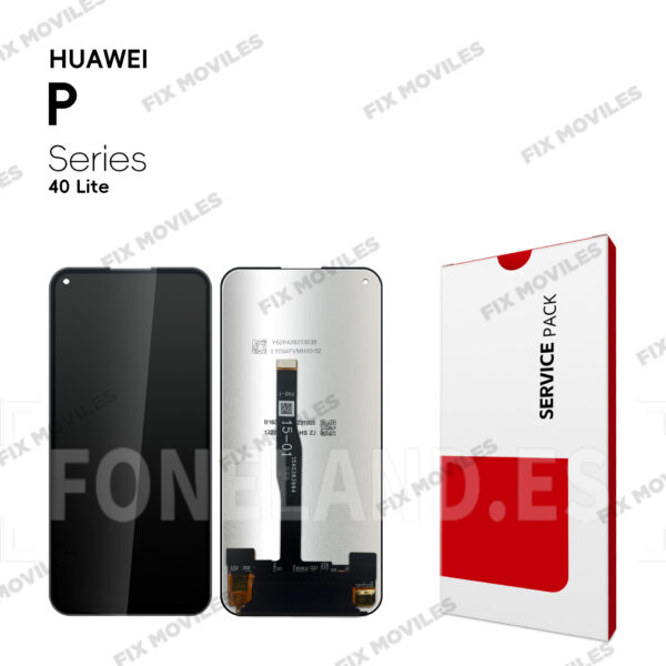 Pantalla Huawei P40 Lite 4G (JNY-L21A, JNY-LX1) / P20 Lite 2019 / Nova 7i 2020 / Nova 5i / Nova 6 SE 2019 Negro Sin Marco LCD+Tactil SERVICE PACK