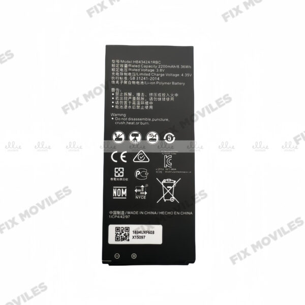 Batería Huawei Y6 / Honor 4A / Y6 II Compact / Y5 II Diver 70 HB4342A1RBC 2200mAh
