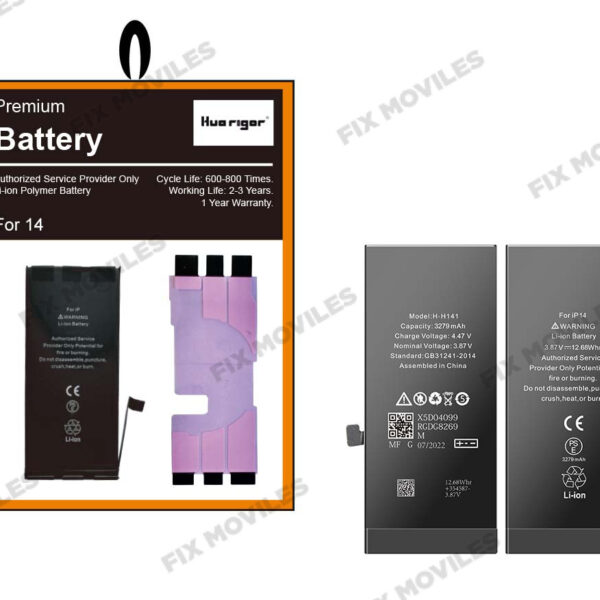 BaterÃ­a IPhone 14 3279mAh Huarigor