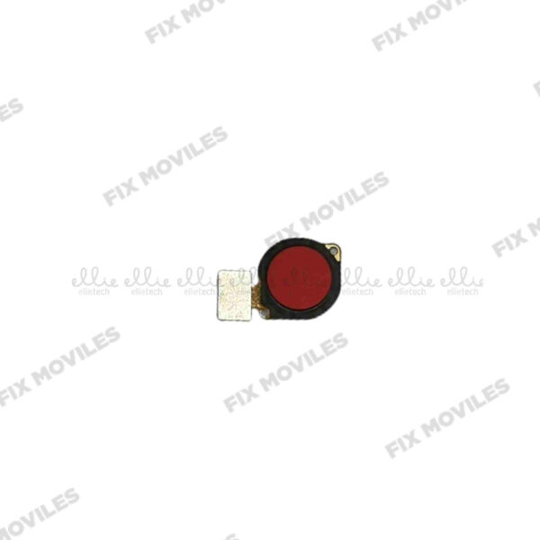 Lector de Huella para HUAWEI Y7 2019 Color Rojo