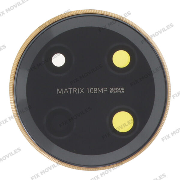 Lente Cristal Camara con Marco para Huawei Honor X9C Negro