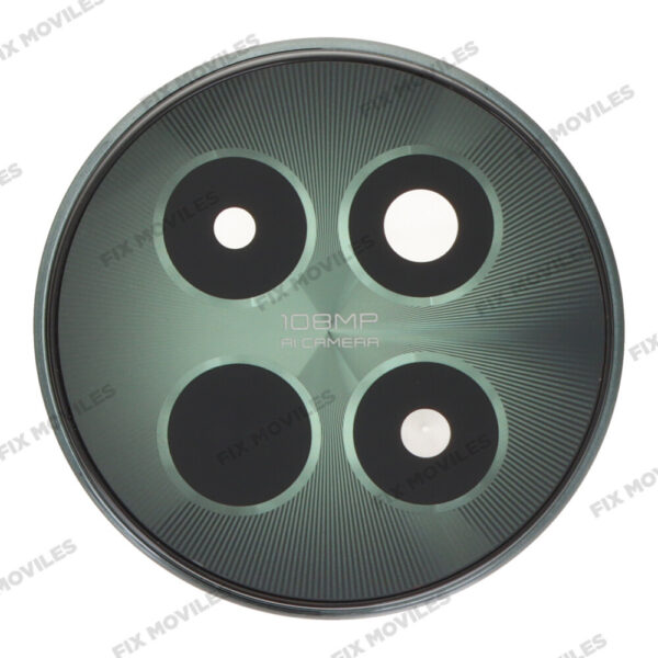 Lente Cristal Camara con Marco para Realme 12 5G Verde
