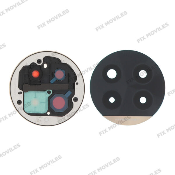 Lente Cristal Camara con Marco para Realme 13 Pro Dorado