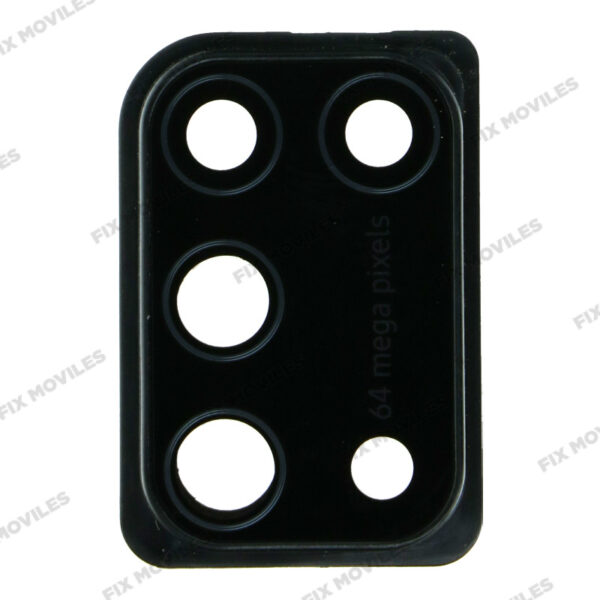 Lente Cristal Camara con Marco para Samsung M31 M315F Negro