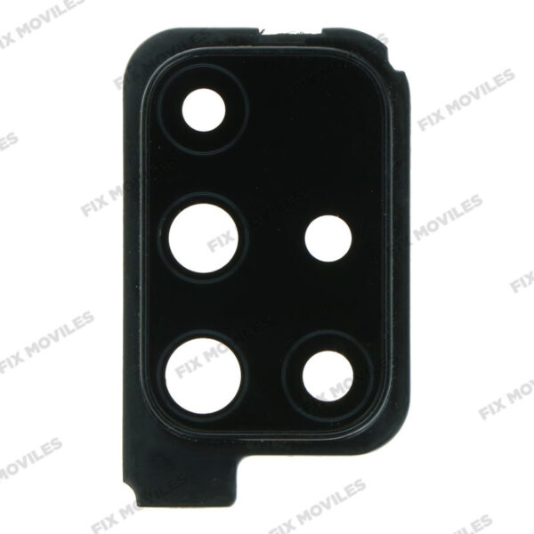Lente Cristal Camara con Marco para Samsung M31S M317F Negro