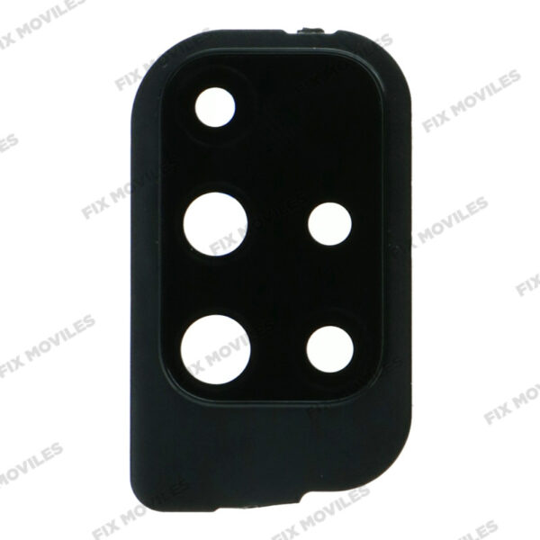 Lente Cristal Camara con Marco para Samsung M51 M515F Negro