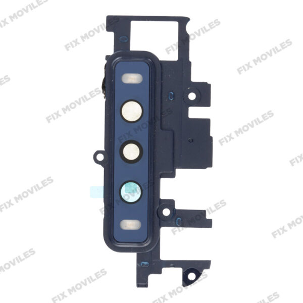 Lente Cristal Camara con Marco para TCL 10 SE Azul