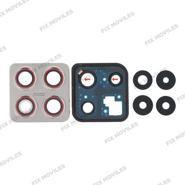 Lente Cristal Camara con Marco para Xiaomi Mi 14T Gris