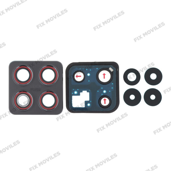 Lente Cristal Camara con Marco para Xiaomi Mi 14T Negro