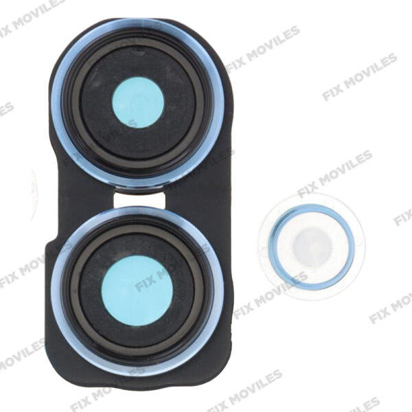 Lente Cristal Camara con Marco para Xiaomi Redmi Note 13 4G Azul