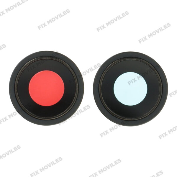 Lente Cristal Camara con Marco para iPhone 15 / 15 Plus Negra