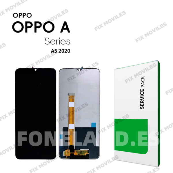 Pantalla OPPO A5 2020 (CPH1931, CPH1959, CPH1933, CPH1935, CPH1943) / A9 2020 (CPH1937 CPH1939 CPH1941) / REALME 6i (RMX2040) / REALME 5 / REALME 5i (RMX2030 RMX2032) / REALME 5S (RMX1925) / A11X Completa LCD+Tactil SERVICE PACK