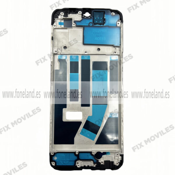 Carcasa Frontal para OPPO A57S/A57 4G Negra