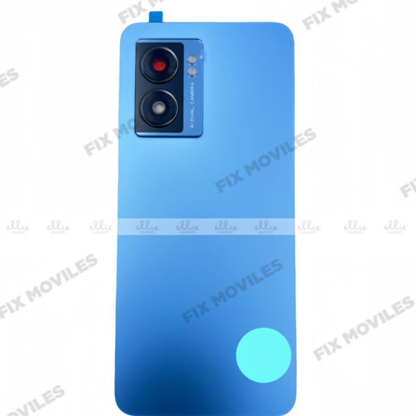 Tapa Trasera para OPPO A77 5G Azul Original con Lente