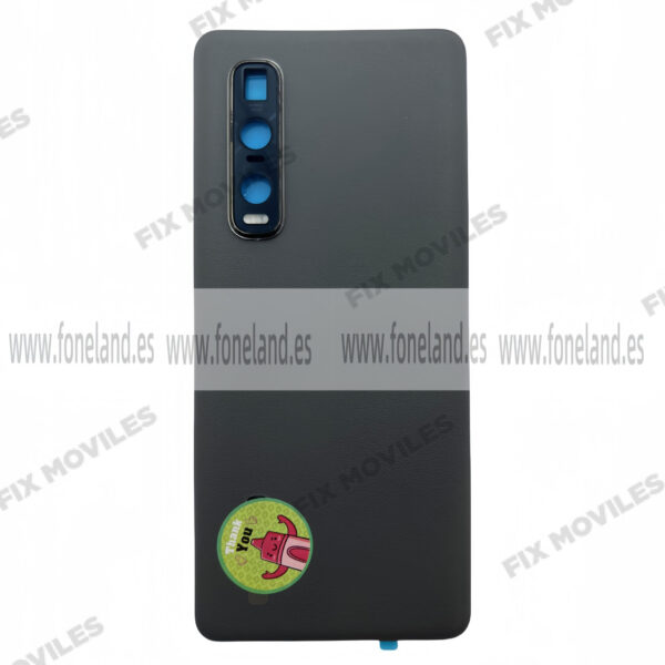 Tapa Trasera OPPO Find X2 Pro Negra Con Lente
