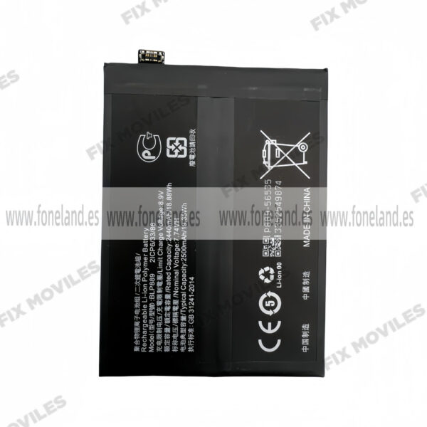 Batería OPPO Find X5 Pro (PFEM10, CPH2305, PFFM20) BLP889