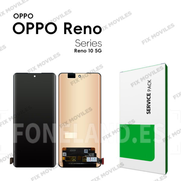 Pantalla OPPO RENO 9 (PHM110) / RENO 9 PRO (PGX110) / A1 PRO (PHQ110) / RENO 8 T 5G (CPH2505) / RENO 10 5G (CPH2531) / RENO 10 PRO 5G (CPH2525) Sin Marco Version BOE LCD+TACTIL Completo SERVICE PACK