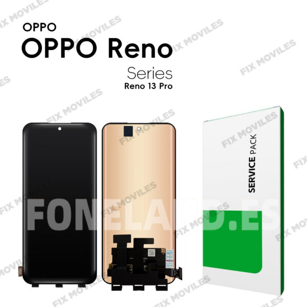 Pantalla OPPO Reno 13 Pro 5G (CPH2697 , PKK110) sin Marco LCD+TACTIL Completo SERVICE PACK (Version TM)