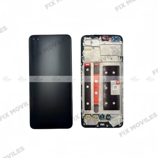 Original Pantalla OPPO Reno 4 Lite Negra Completa LCD+Tactil con Marco