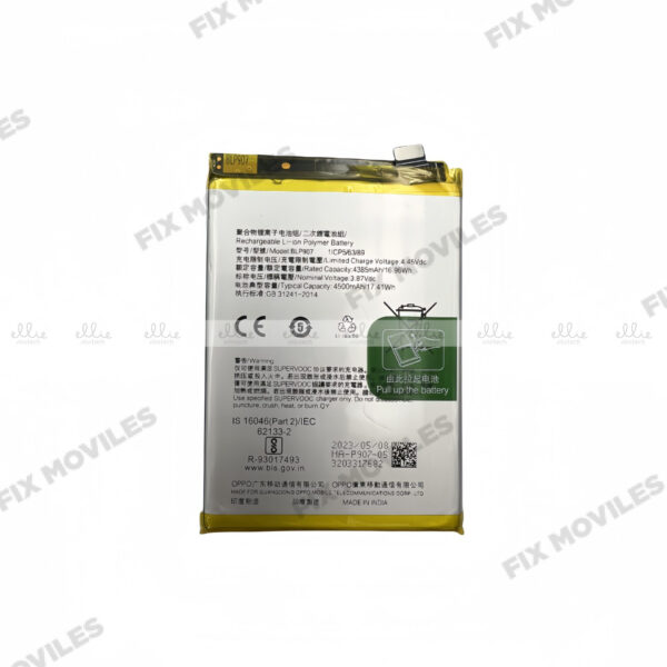 Batería OPPO Reno 8 Lite (CPH2343) / Reno 7 4G (CPH2363) BLP907