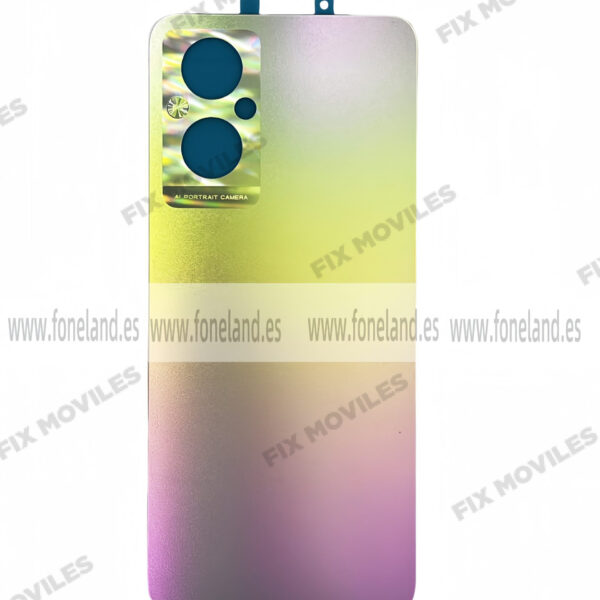 Tapa Trasera Para OPPO Reno 8 Lite 5G Plata