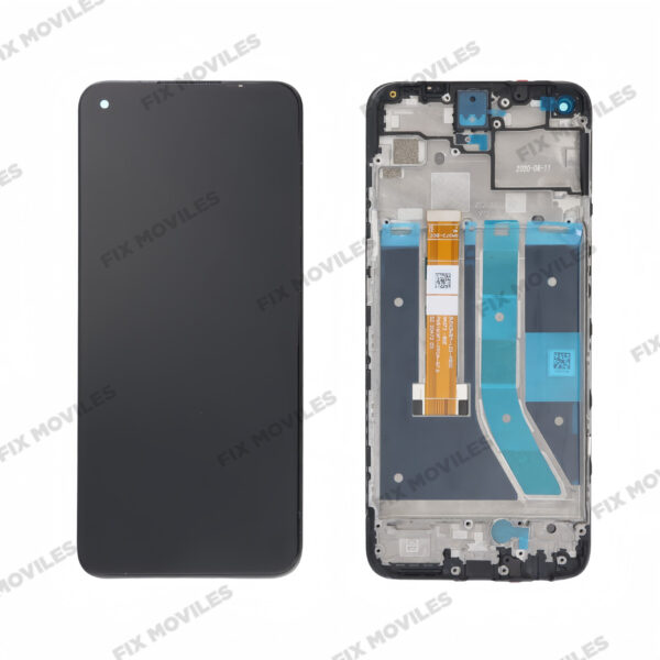 Original Nueva Pantalla One Plus Nord N100 Negra con Marco Completa LCD+Tactil
