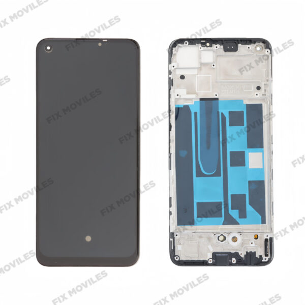 Original Nuevo Pantalla OPPO Realme 8 4G / 8 Pro 4G Negra Completa LCD+Tactil con Marco