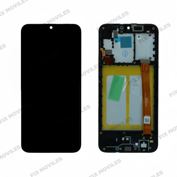 Original Nveuo Pantalla Samsung A20E 2019 A202 Negro con Marco Completa