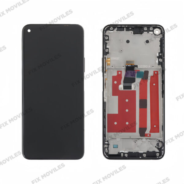 Original Pantalla Huawei P40 Lite 5G Negra con Marco Completa LCD+Tactil