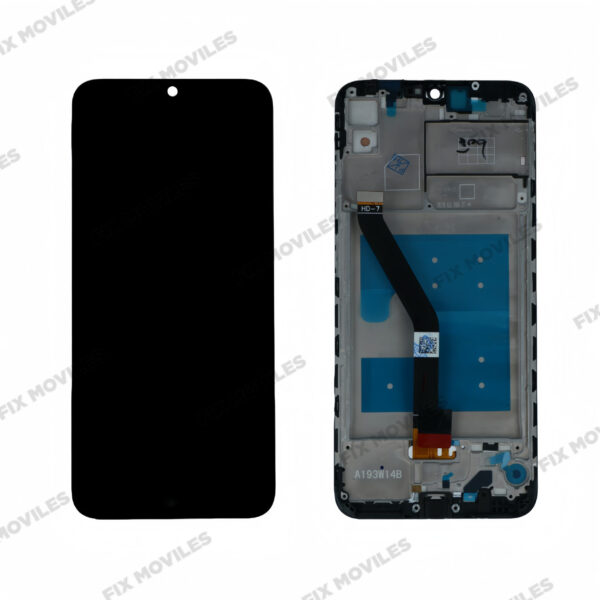 Original Pantalla Huawei Y6 2019 Negra con Marco Completa LCD+Tactil