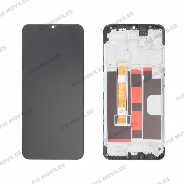 Original Pantalla OPPO A5 2020 Negra CON MARCO Completa LCD+Tactil