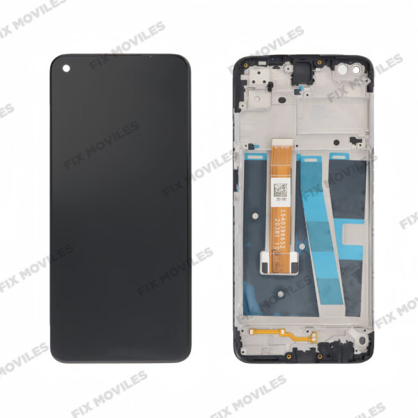 Original Pantalla OPPO A52 / A72 Negra Completa LCD+Tactil con Marco