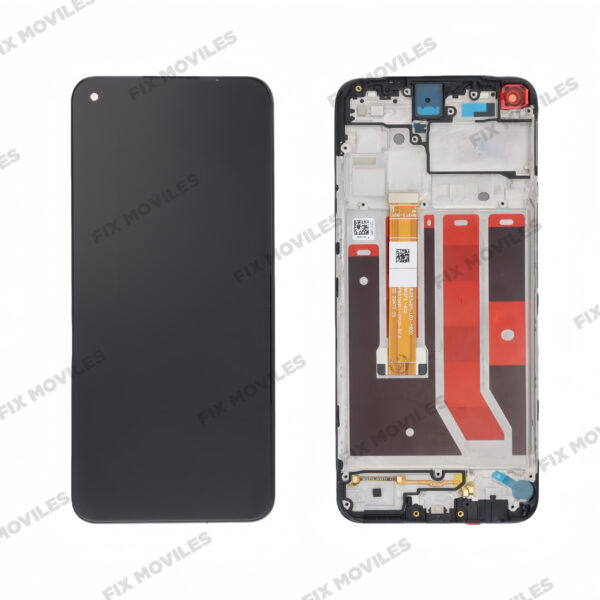 Original Pantalla OPPO A53 / A53S Negra Completa LCD+Tactil con Marco