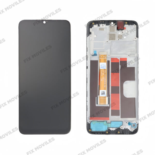 Original Pantalla OPPO A9 2020 Negra CON MARCO Completa LCD+Tactil