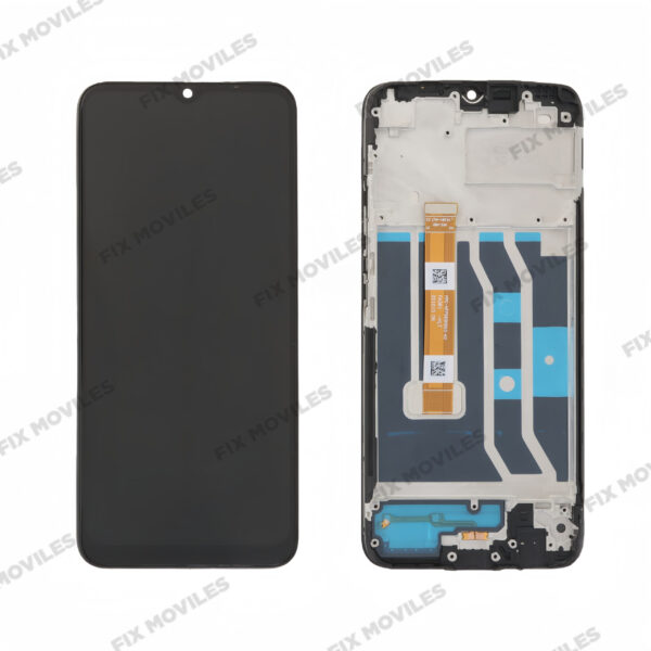 Original Pantalla OPPO Realme C11 2020 CON MARCO Negra Completa LCD+Tactil