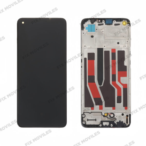 Original Pantalla OPPO Reno 7 4G / Reno 8 4G Negra Completa Con Marco LCD+Tactil