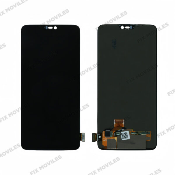 Original Pantalla One Plus 6 Negra Completa LCD+Tactil Reparada