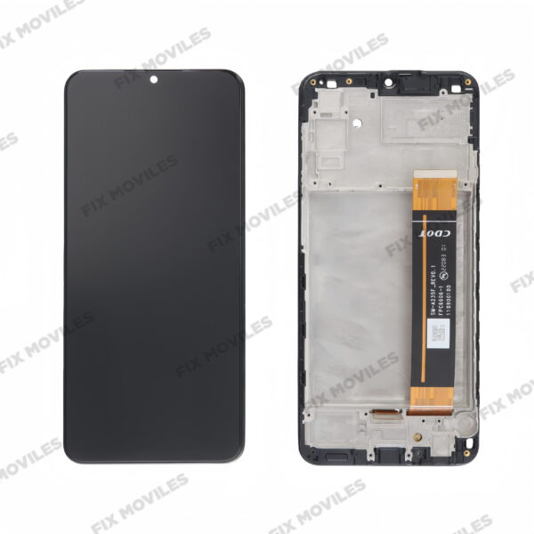 Original Pantalla Samsung A23 4G 2022 A235 Negro Con Marco