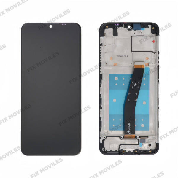 Original Pantalla TCL 20E Negra CON MARCO Completa LCD+Tactil