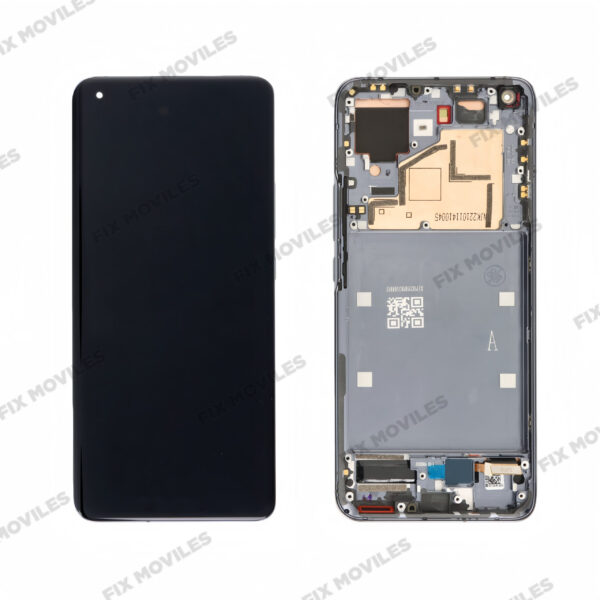 Original Pantalla Xiaomi Mi 11 5G Negra CON MARCO Completa Tactil+LCD SERVICE PACK