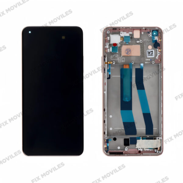 Original Pantalla Xiaomi Mi 11 Lite 4G / 5G / NE 5G Rosa con Marco