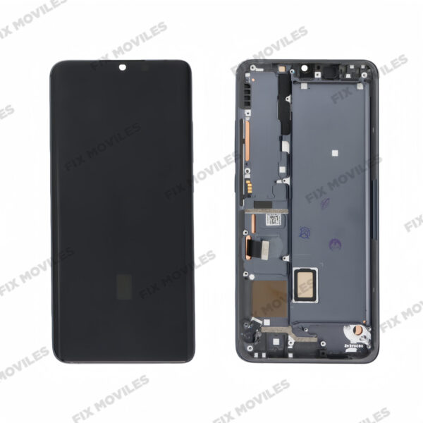Original Pantalla Xiaomi Mi Note 10 / CC9 Pro / Note 10 Pro Negra con Marco Completa LCD+Tactil