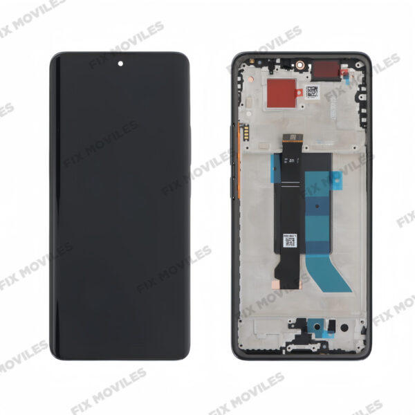 Original Pantalla Xiaomi Poco X7 5G Negro con Marco Completa LCD+Tactil