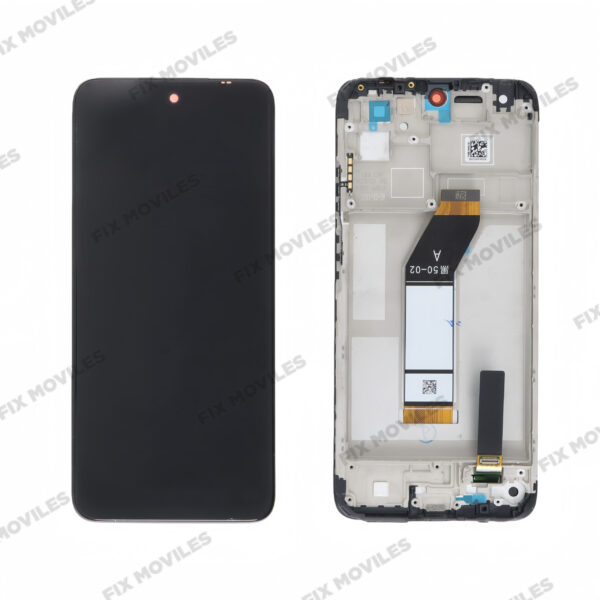 Original Pantalla Xiaomi Redmi 10 2021 Negra con Marco Completa LCD+Tactil