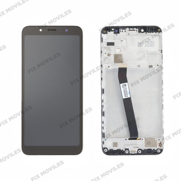 Original Pantalla Xiaomi Redmi 7A Negra CON MARCO Completa Tactil+LCD