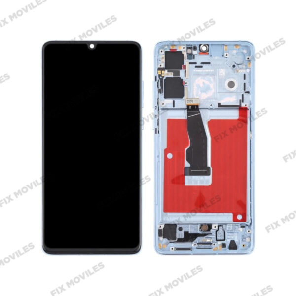 Pantalla Huawei P30 Azul con Marco y Batería SERVICE PACK