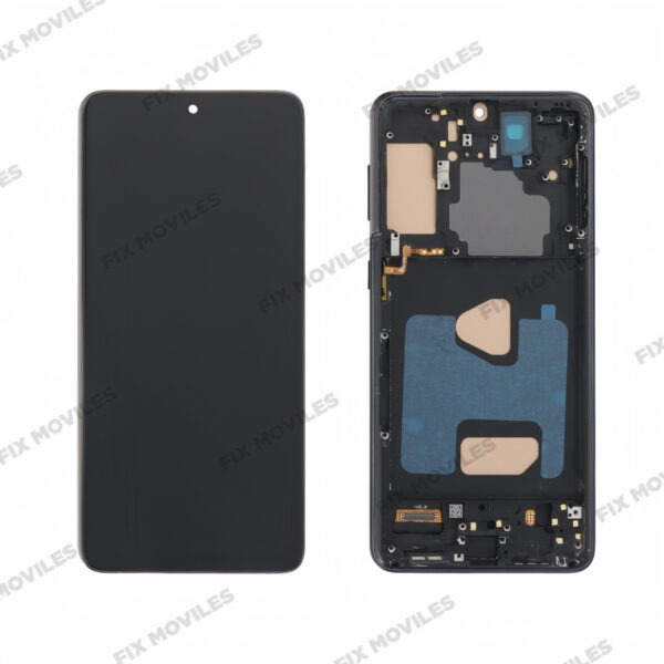 Pantalla «INCELL» Samsung Galaxy S21 PLUS 5G G996B Negro con Marco LCD+TACTIL Completo Version EU (No funciona Huella)