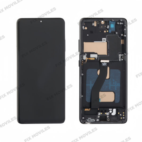 Pantalla «INCELL» Samsung Galaxy S21 ULTRA 5G G998B Negro con Marco LCD+TACTIL Completo Version EU (No funciona Huella)