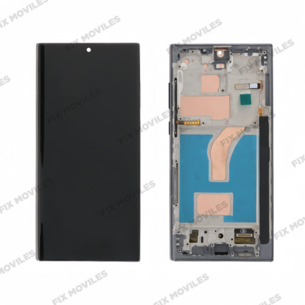 Pantalla «INCELL» Samsung Galaxy S23 ULTRA 5G S918B Negro con Marco LCD+TACTIL Completo Version EU (No funciona Huella)