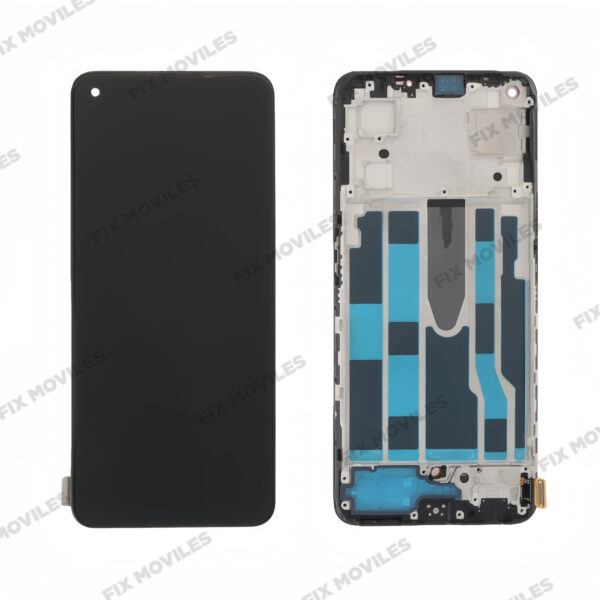 Pantalla OPPO Find X5 Lite OLED Negra Completa LCD+Táctil con Marco